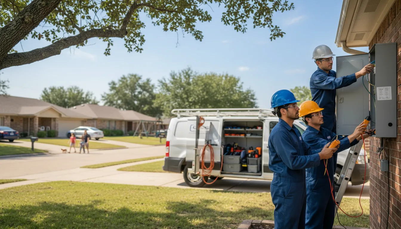 Certified electrician providing emergency electrical services in Temple, GA